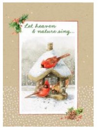 Boxed Card-Christmas-Marjolein Bastin Cardinals (Box Of 16)