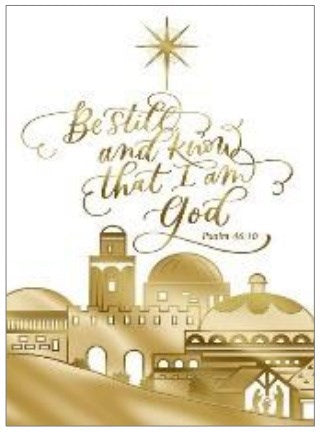 Boxed Card-Christmas-Be Still And Know... (Box Of 16)
