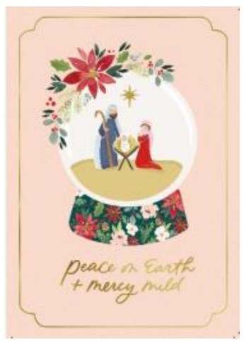 Boxed Card-Christmas-Studio 71 Peace On Earth (Box Of 16)