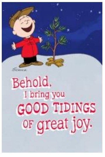 Boxed Card-Christmas-Peanuts Good Tidings (Box Of 16)