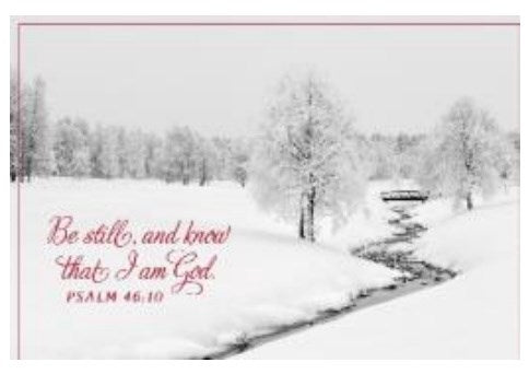 Boxed Card-Christmas-Be Still & Know (Box Of 16)