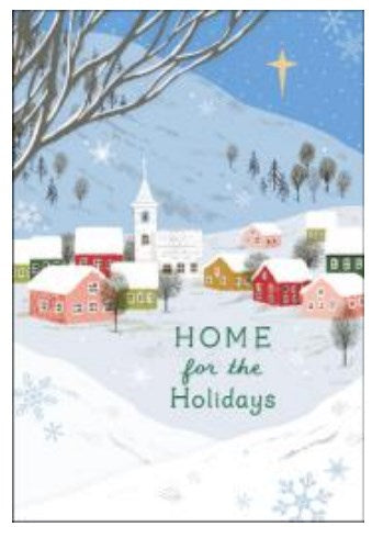 Boxed Card-Christmas-Home For Holidays (Box Of 16)