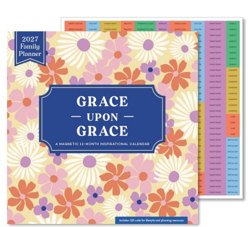 2027 Floral Family Planner