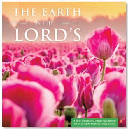 2027 Wall Calendar-Earth is the Lord's