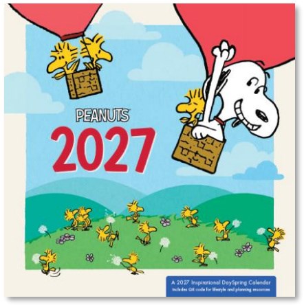 2027 Wall Calendar-Peanuts