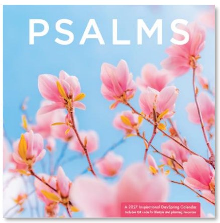 2027 Wall Calendar-Psalms/Flowers