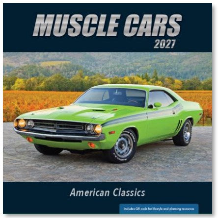 2027 Wall Calendar-Muscle Car