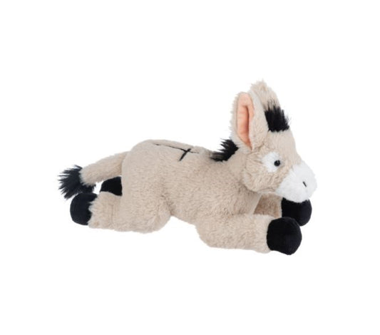 Plush-Faithful Donkey with Cross (11")