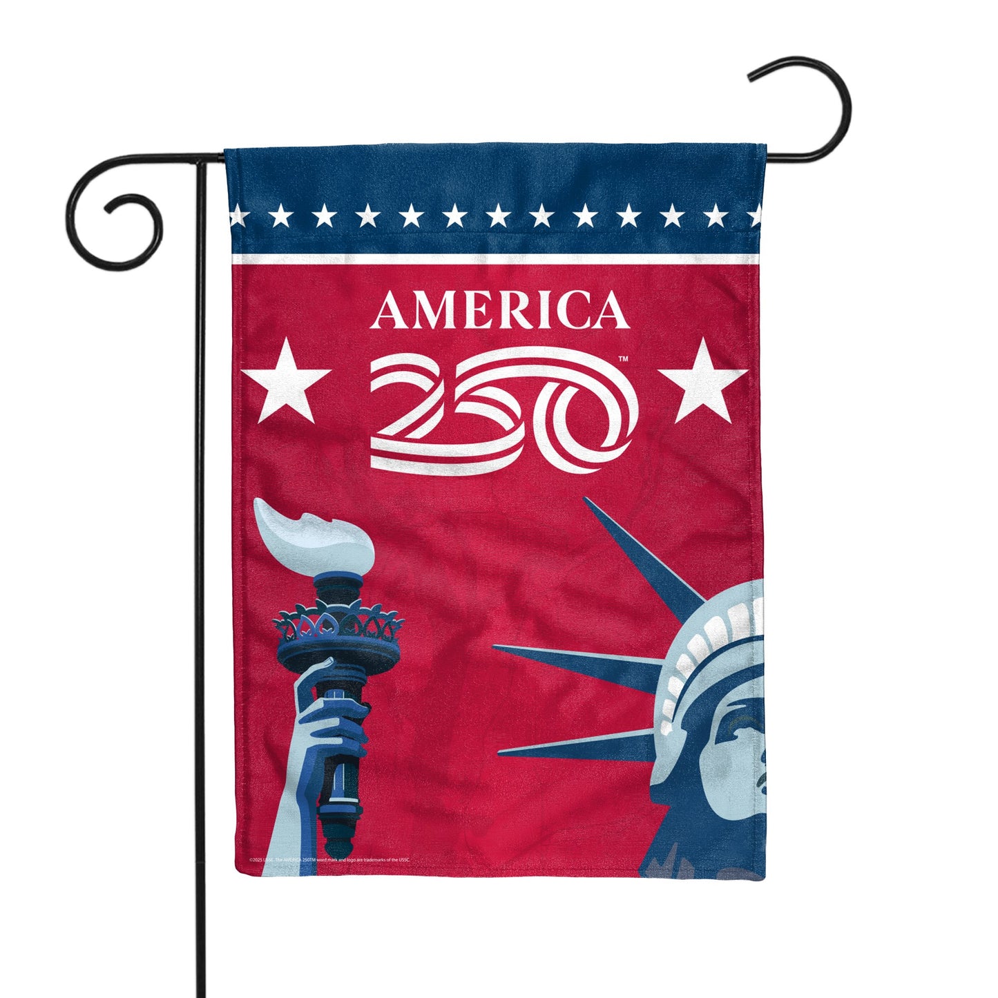 Garden Flag-America 250th Birthday-Double Sided (13" x 18")