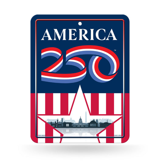 Sign-America 250th Birthday-Metal (8.5" x 11")