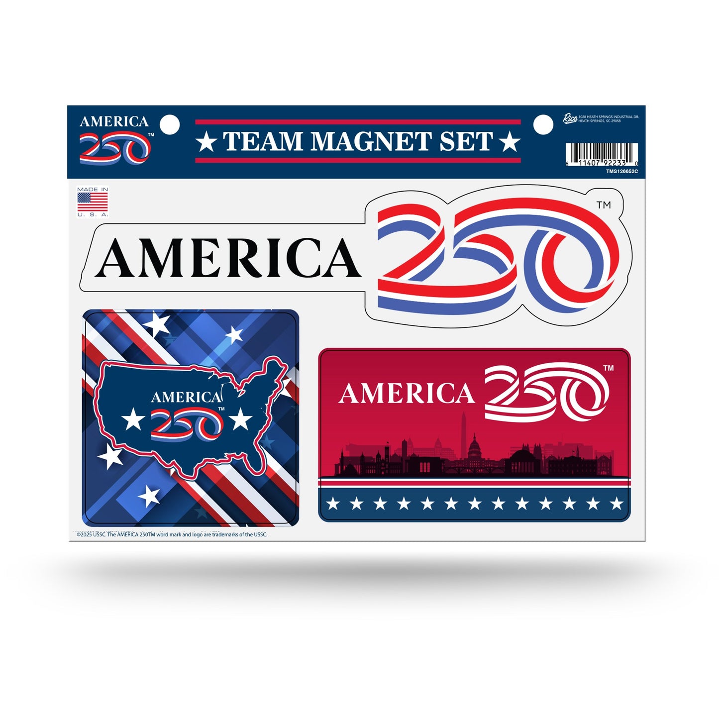 Magnet-America 250th Birthday Set (8.5" x 11")