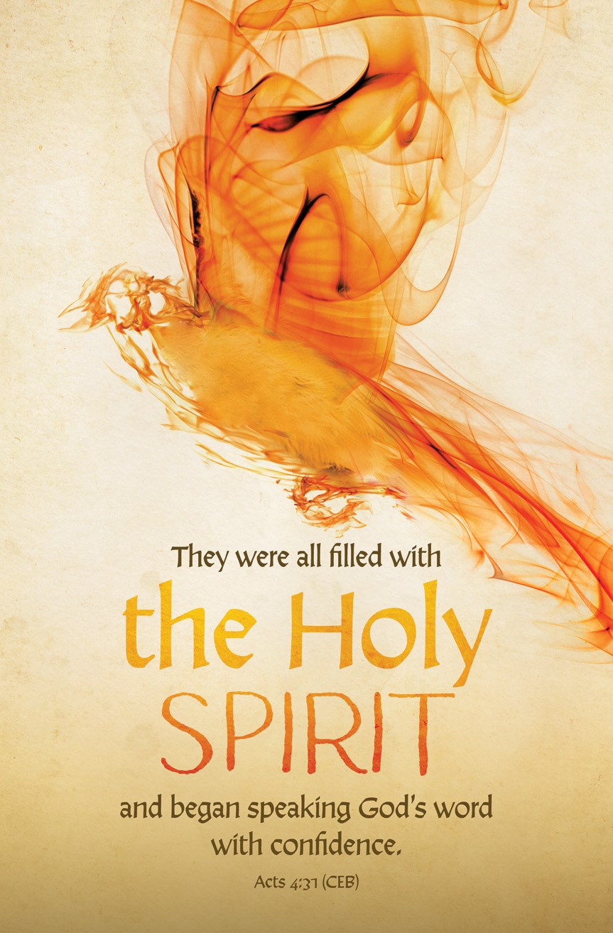 Bulletin-Pentecost-They Were All Filled with the Holy Spirit Acts 4:31 CEB  (Pack of 100)