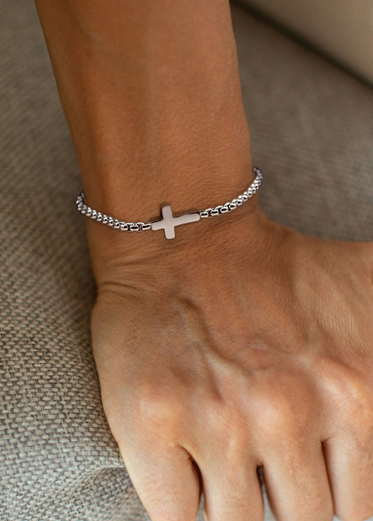 Bracelet-Eden Merry-Cross-Chain Link