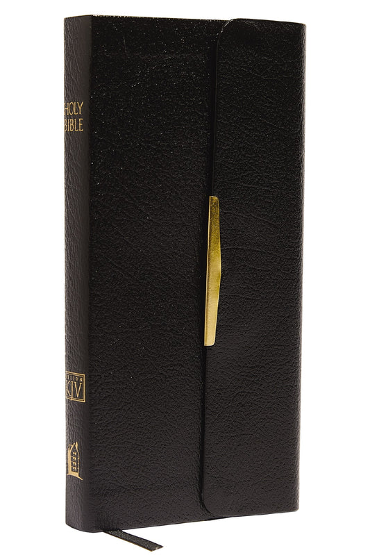 KJV Classic Companion Bible-Black Bonded Leather w/Snap Flap