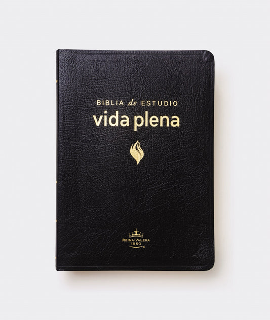RVR 1960 Biblia de Estudio de la Vida Plena (Full Life Study Bible)-Black Bonded Leather Indexed