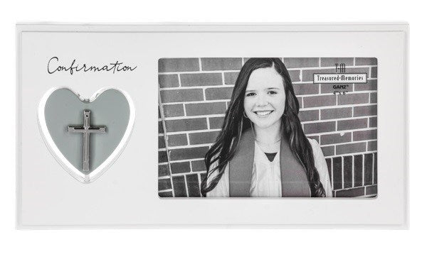 Frame-Confirmation-Spinning Heart (Holds 4x6 photo)