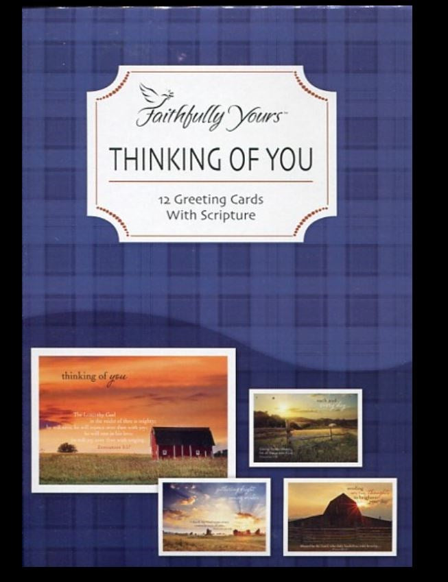 Boxed Card-Thinking Of You-Heartland Greetings(Box Of 12)