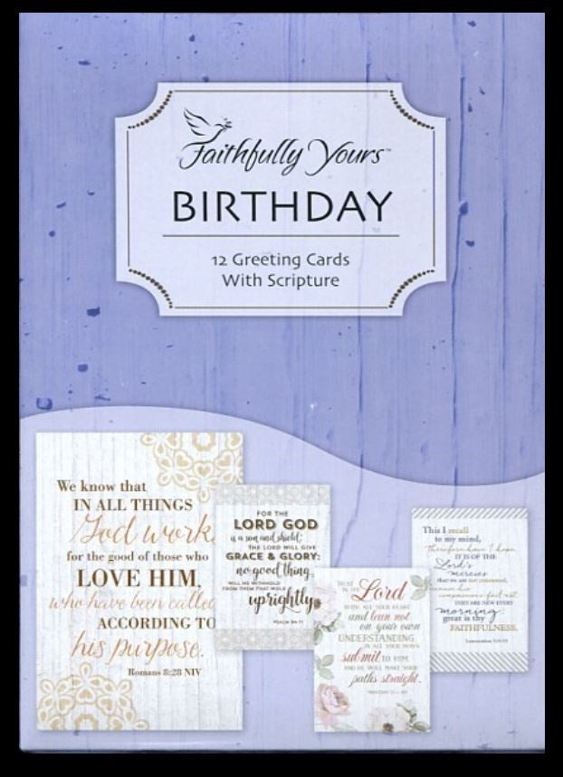 Boxed Card-Birthday-Good and Faithful Servant (Box Of 12)
