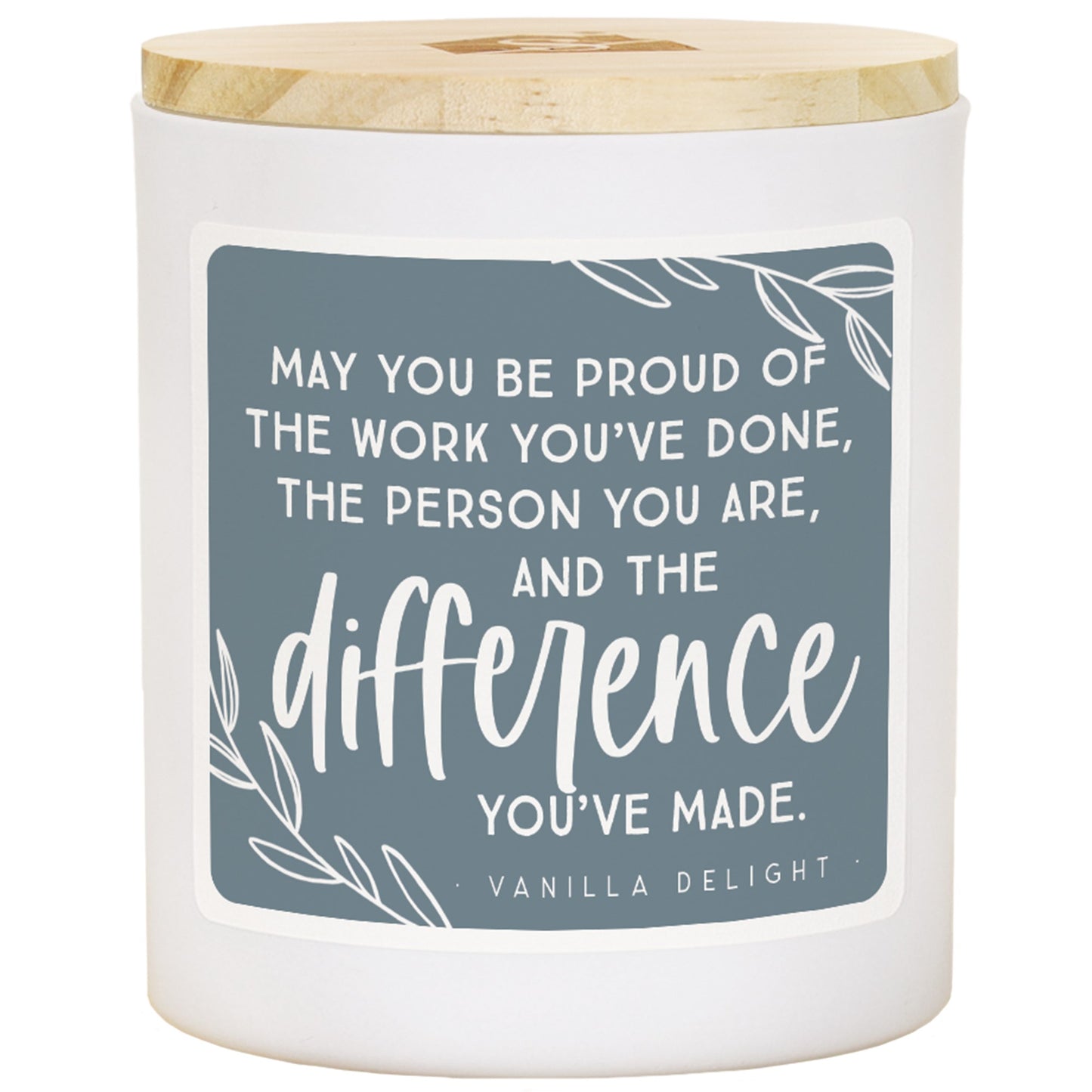Candle-Difference You've MadeVanilla Delight Scent (11OZ-2 WICK)