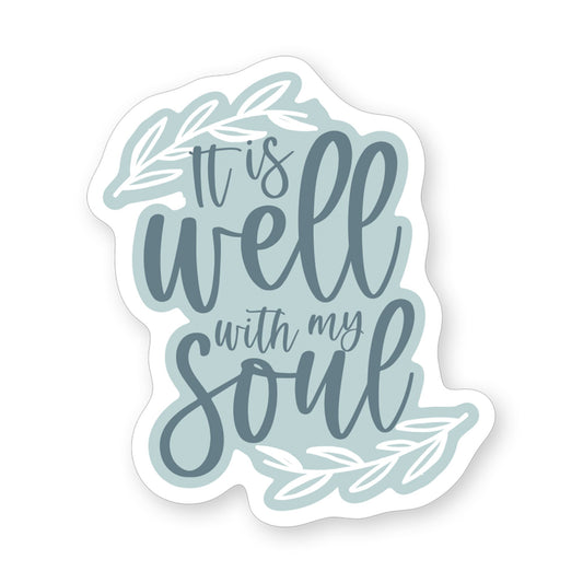 Sticker-Well With My Soul (2.5"" x 3.5"")