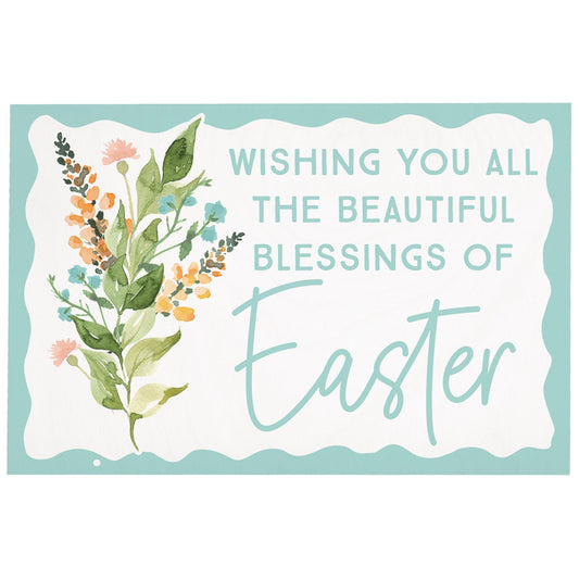 Wooden Postcard-Blessings Of Easter (4"" x 6"")