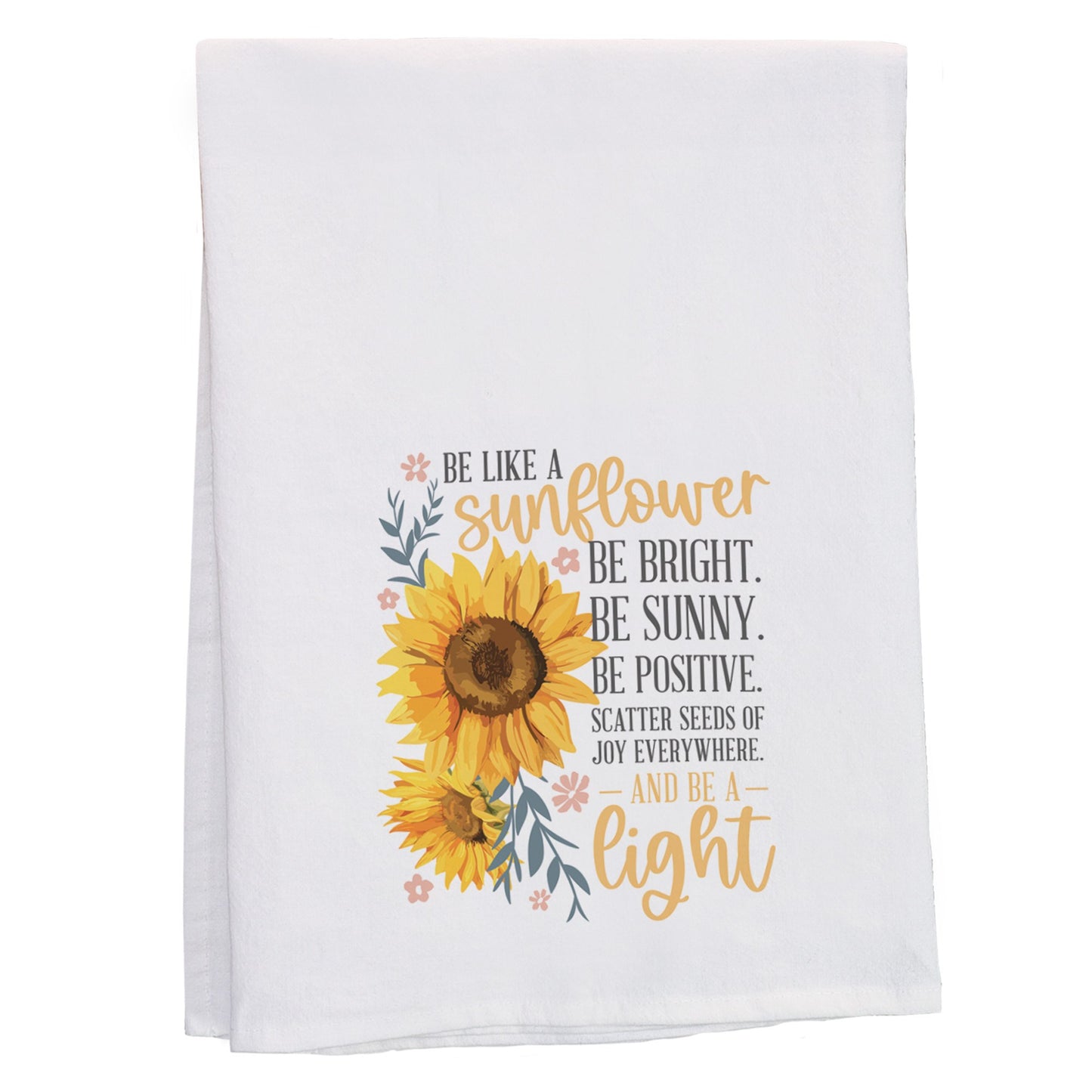 Tea Towel-Be Like A Sunflower (29"" x 29"")