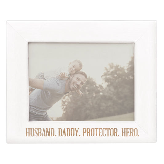 Framed Moments-Husband Daddy Hero (9.25"" x 7.25"")