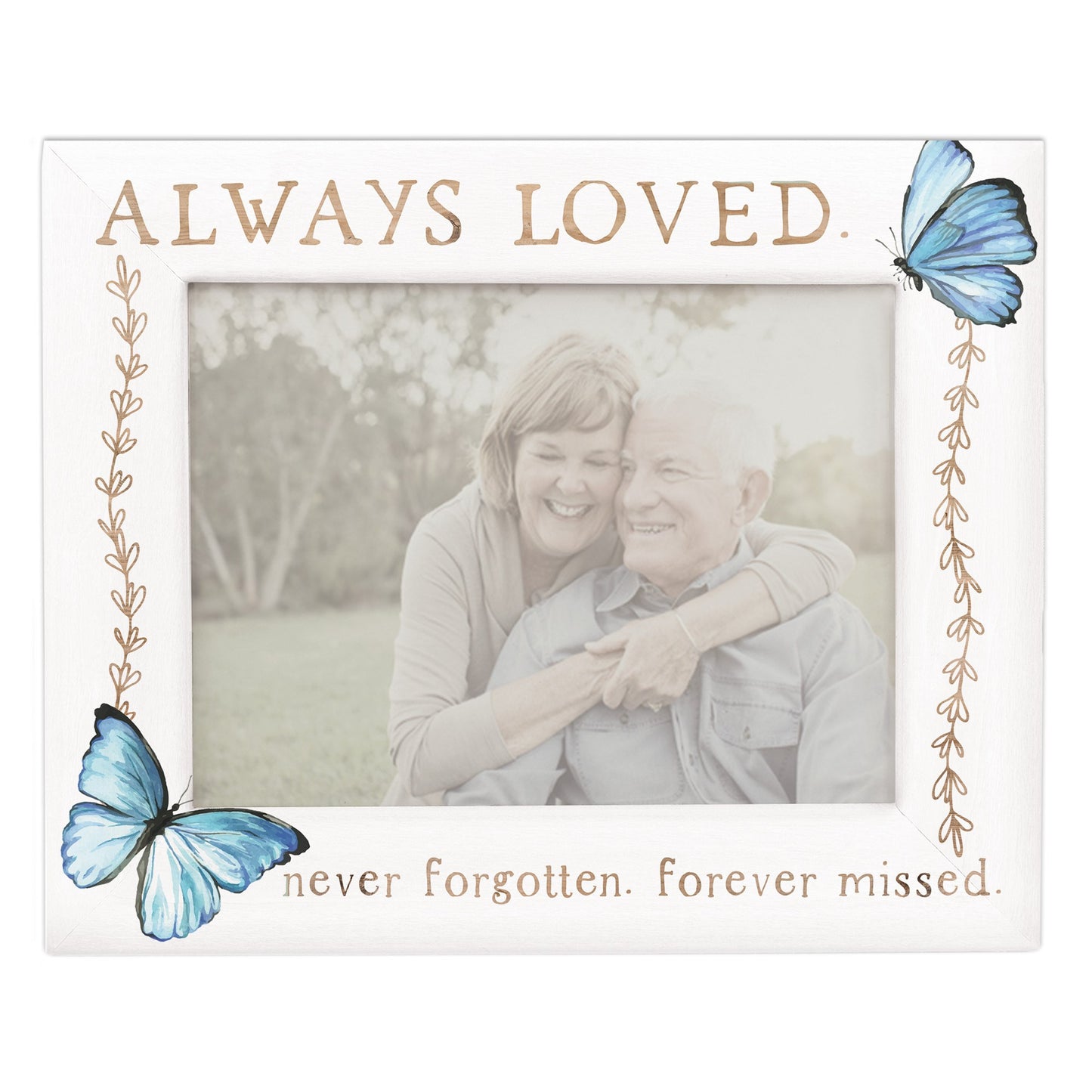 Framed Moments-Always Loved Butterflies (9.25"" x 7.25"")