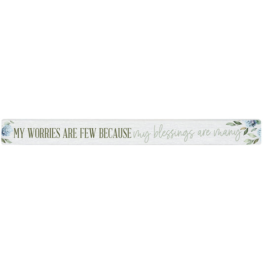 Talking Stick-Worries Few Blessings (16"" x 1.5"")