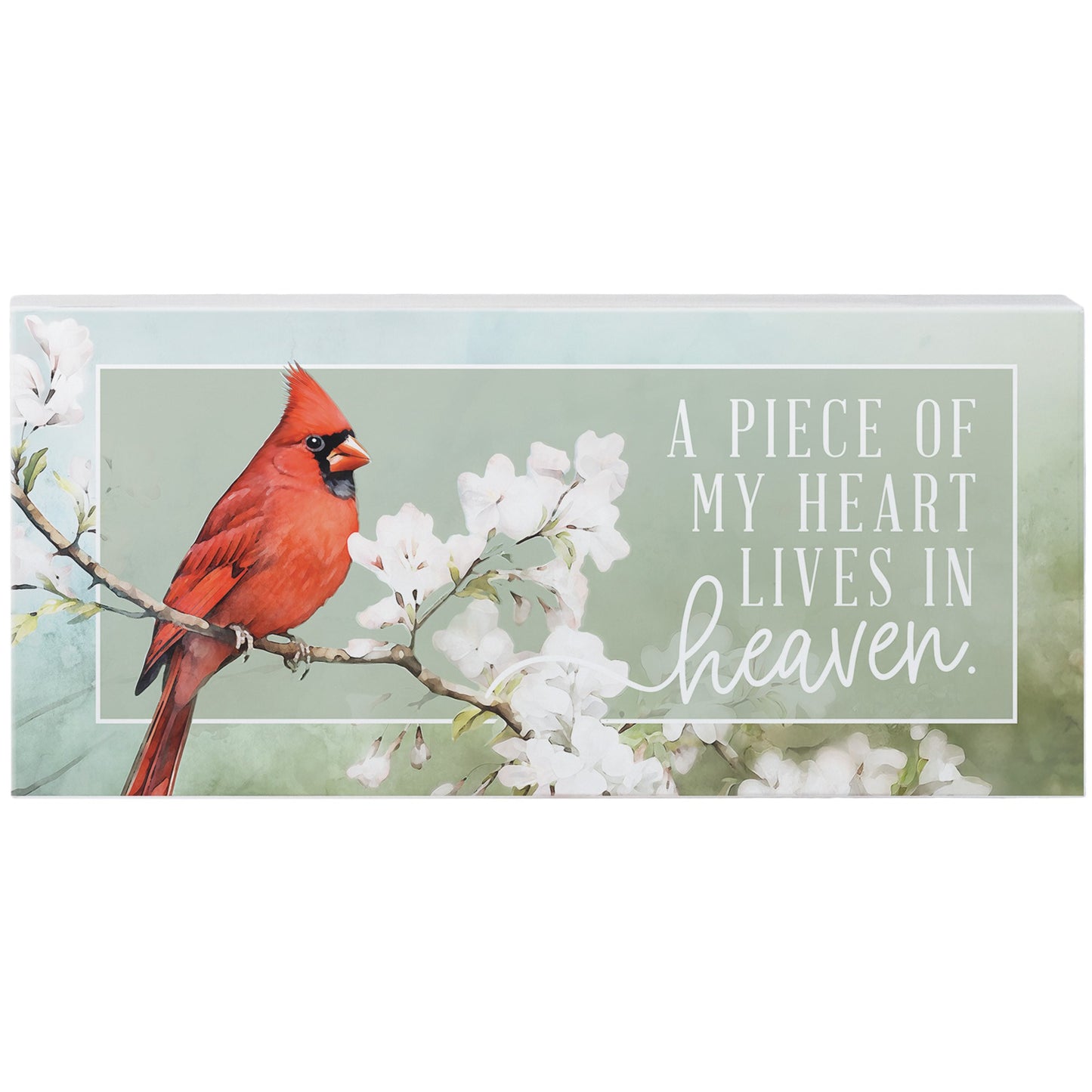Inspire Board-Lives In Heaven Cardinal (5.5"" x 12"")