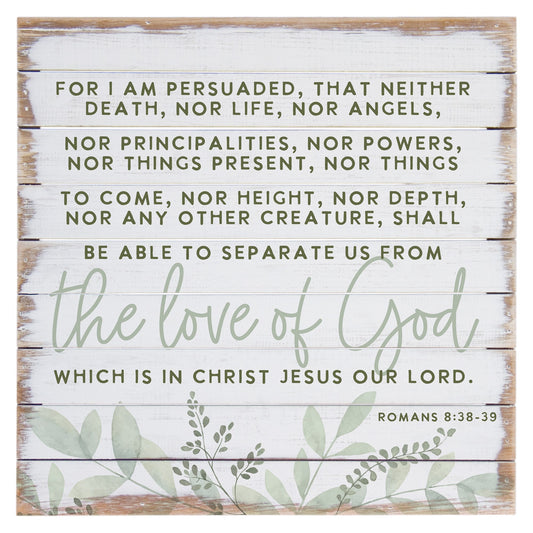 Perfect Pallet-Love Of God Leaves (14"" x 14"")