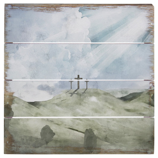 Perfect Pallet Petite-Crosses Landscape Art (6"" x 6"")