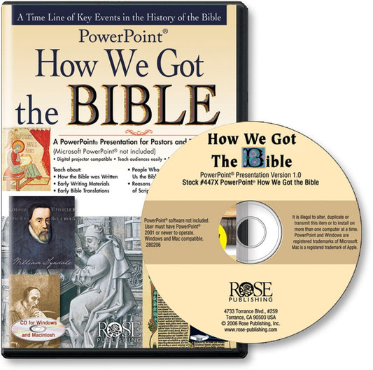 Software-How We Got The Bible-Powerpoint