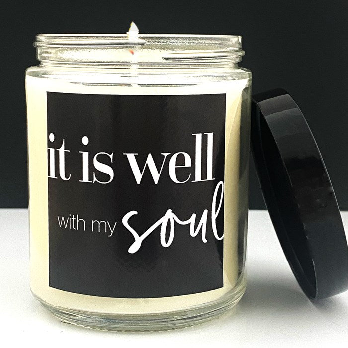 Candle-It Is Well-White Gardenia (Words To Live By) (8 Oz)