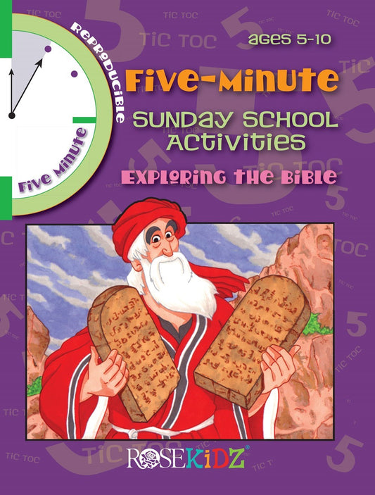 5 Minute Sunday School Activities: Exploring The Bible (Ages 5-10)