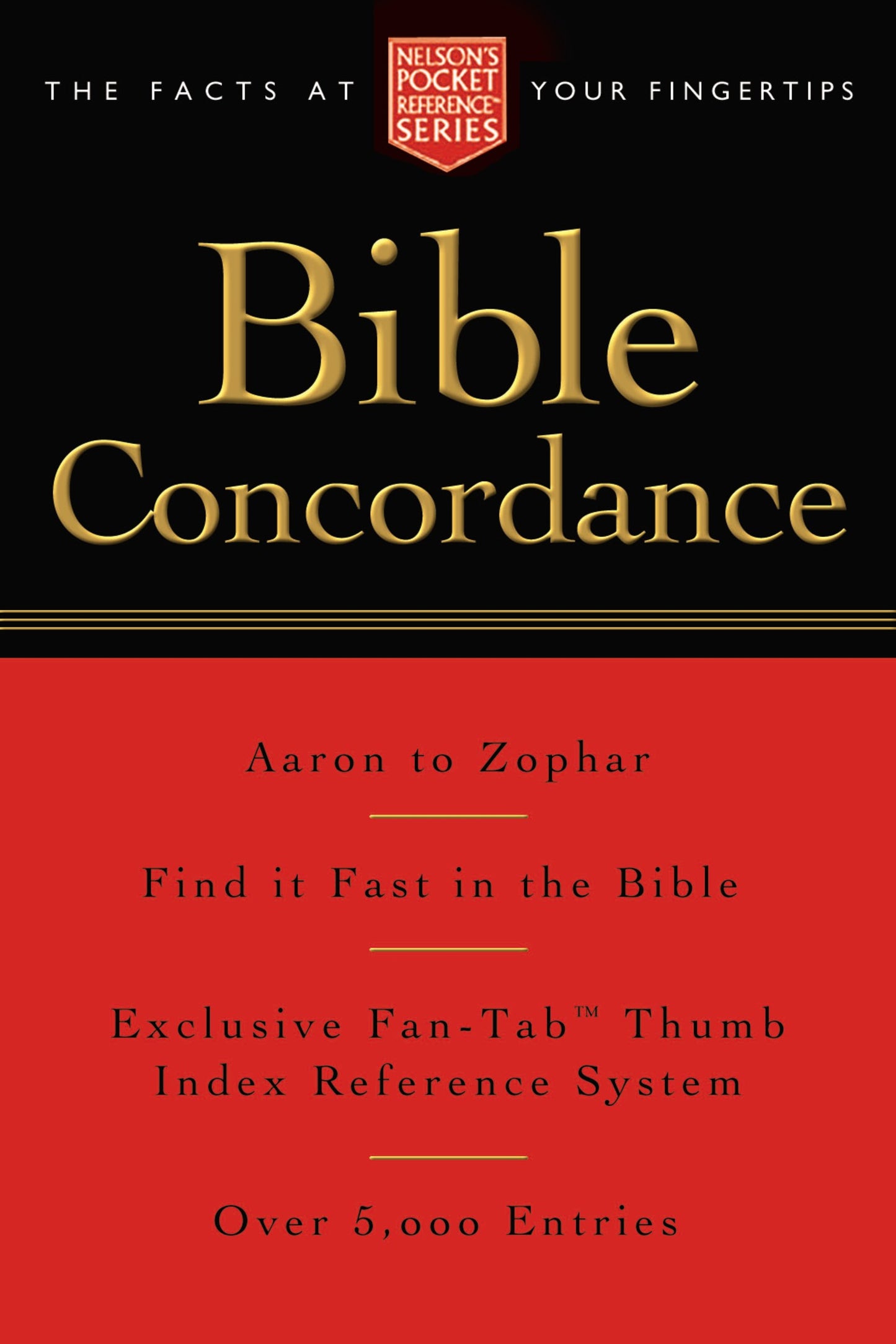 Pocket Bible Concordance (Nelson's Pocket Reference Series)