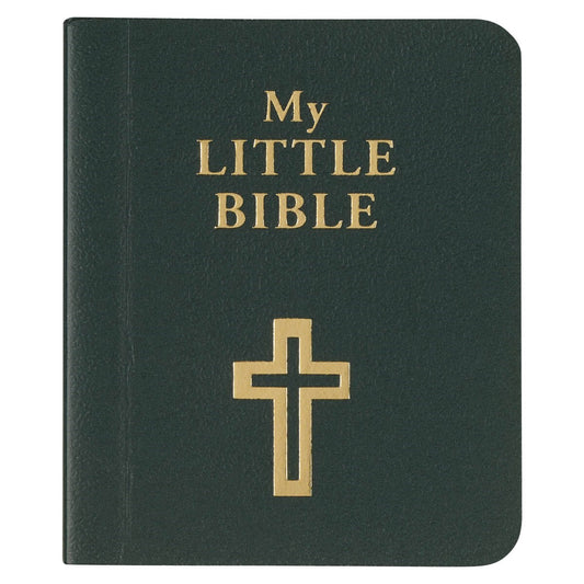 My Little Bible-Green (2" x 2.5") (Pack Of 10)