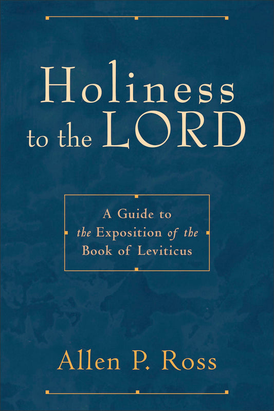 Holiness To The Lord
