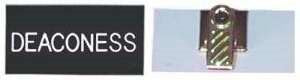 Badge-Deaconess-Clip Back (1-1/4 X 2-1/4)