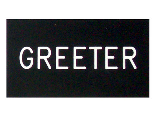 Badge-Greeter-Clip Back (1-1/4 x 2-1/4)