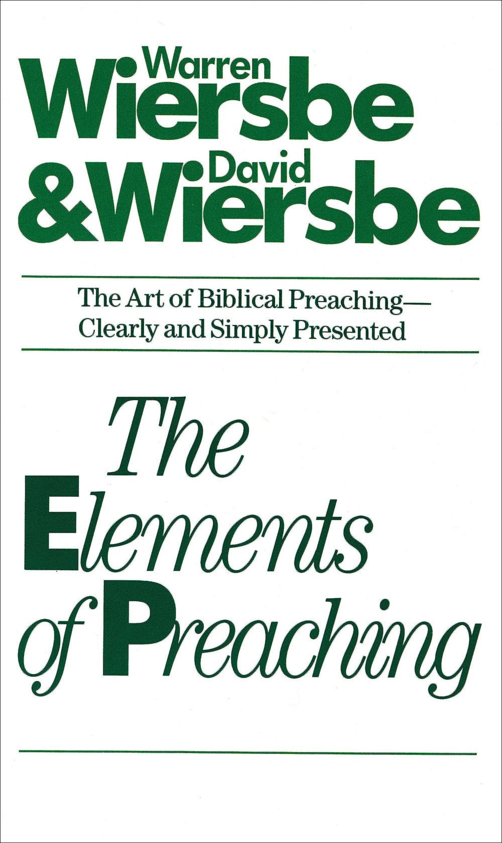 Elements Of Preaching