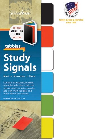 Bible Tab-Study Signals-Wordless Book Edition
