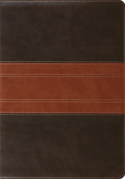 ESV Study Bible-Forest/Tan Trail Design TruTone