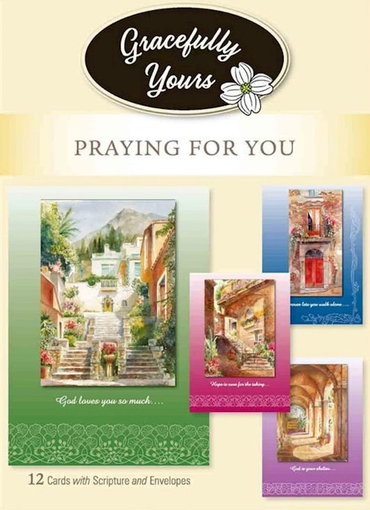 BOXED CARD-PRAYING FOR YOU - DOORS WILL OPEN #217 (Box Of 12)