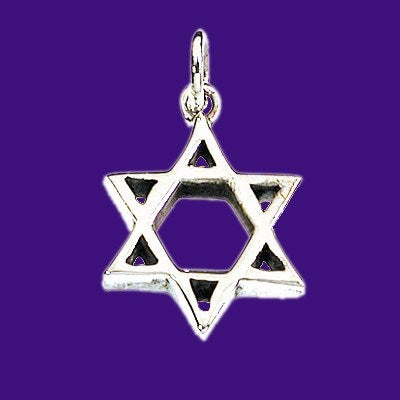 Necklace-Star Of David (Modern) (Sterling Silver)-20" Chain