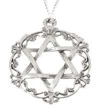 Necklace-Star Of David (Queen Esther) (Sterling Silver)-20" Chain