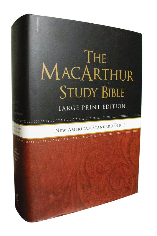 NASB 1995 MacArthur Study Bible/Large Print-Hardcover