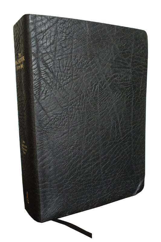 NASB 1995 MacArthur Study Bible/Large Print-Black Bonded Leather