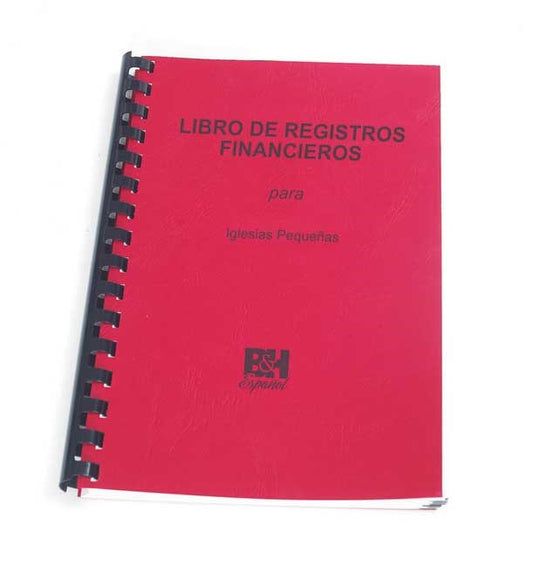 Libro de Registro Financiero para Iglesias Pequenas (Finance Record Book For Small Churches)