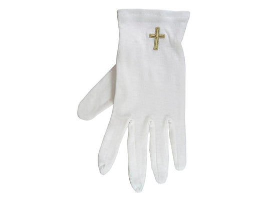 Gloves-Gold Cross Cotton-Medium